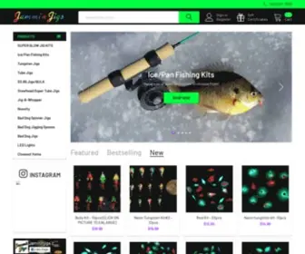 Jamminjigs.com(Fishing and Ice fishing jigs for walleye) Screenshot