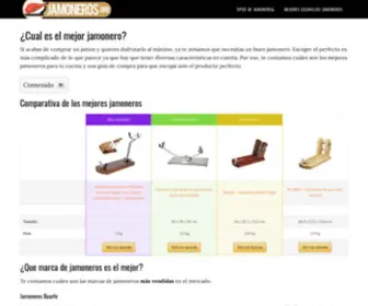 Jamoneros.org(Mejores Jamoneros Baratos) Screenshot