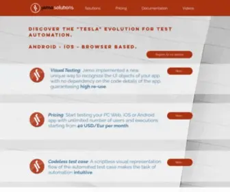Jamosolutions.com(Scriptless cloud based Test Automation) Screenshot