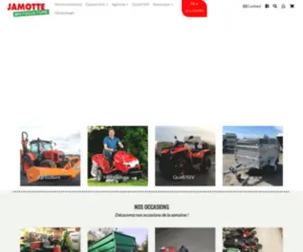 Jamotte-Motoculture.com(Fournisseur de matériel agricole) Screenshot