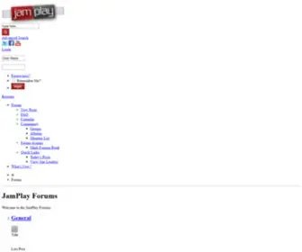 Jamplaytalk.com(JamPlay Forums) Screenshot