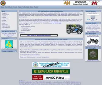 Jampot.com(AJS and Matchless Owners Club Limited) Screenshot