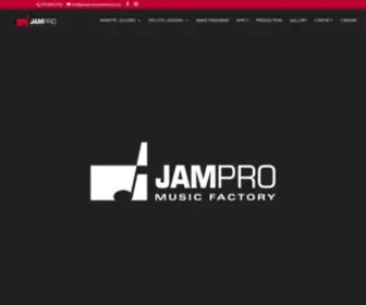 JampromusicFactory.com(JamPro Music Factory) Screenshot