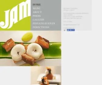 Jamrestaurant.com(Jam Restaurant) Screenshot