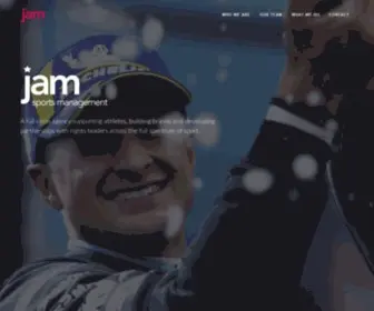 Jamsportsmanagement.com(JAM Sports Management) Screenshot