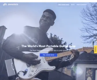 Jamstack.io(The World's First Attachable Guitar Amplifier) Screenshot