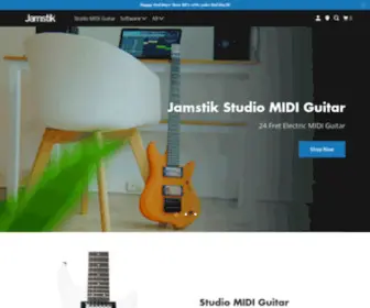 Jamstik.com(Jamstik MIDI Guitars & Portable Guitar Controllers) Screenshot