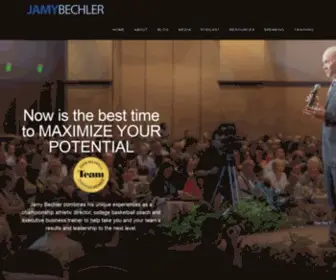 Jamybechler.com(Providing Insights on Leadership and Success. Coach Bechler) Screenshot