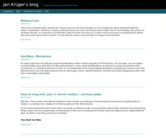 Jan-Krueger.net(Jan Krüger) Screenshot
