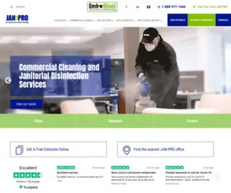 Jan-Pro.ca(JAN-PRO Canada offers office and commercial cleaning services with a 93% retention rate. JAN-PRO) Screenshot