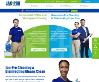 Jan-Pro.co.nz(Commercial Cleaning Services New Zealand) Screenshot