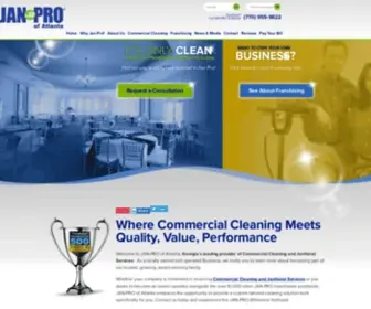 Jan-Proatlanta.com(JAN-PRO of Atlanta: #1 Commercial Cleaning Services ) Screenshot