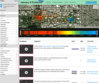 Jan6Evidence.com(January 6 Evidence) Screenshot