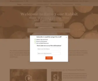 Janabrock.com(Love Your Rabbit) Screenshot