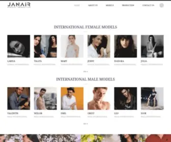 Janairmodels.in(Top Modeling Agency in Bangalore) Screenshot