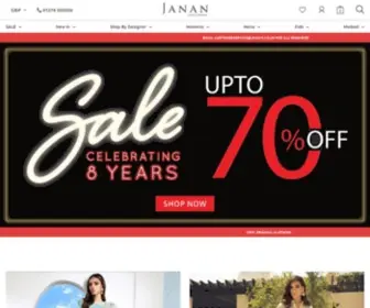 Janan.co.uk(Janan Luxury Fashion) Screenshot