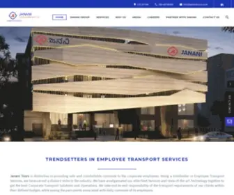 Jananitours.com(Employee Transportation) Screenshot