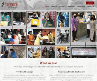 Janasafoundation.org(Janasa Foundation) Screenshot