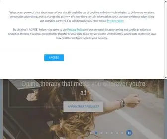 Janascrivani.com(Online therapy) Screenshot