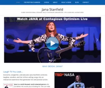 Janastanfield.com(Jana Stanfield) Screenshot