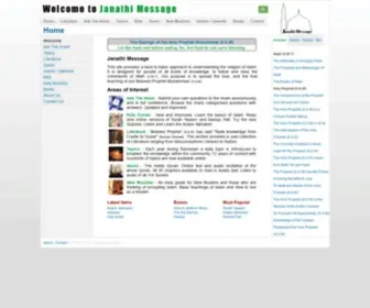 Janathimessage.co.uk(This site) Screenshot