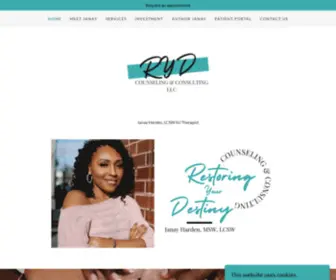 Janayharden.com(Restoring Your Destiny Counseling & Consulting) Screenshot