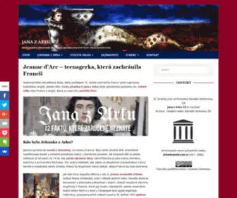 Janazarku.cz(Johanka z Arku) Screenshot