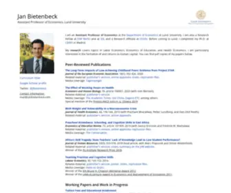 Janbietenbeck.com(Jan Bietenbeck) Screenshot