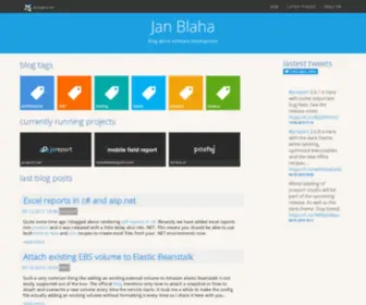 Janblaha.net(Jan Blaha) Screenshot