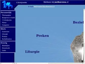 Janboersma.nl(Thuispagina van Jan Boersma) Screenshot