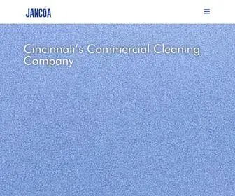 Jancoa.com(Commercial Cleaning Services in Cincinnati) Screenshot