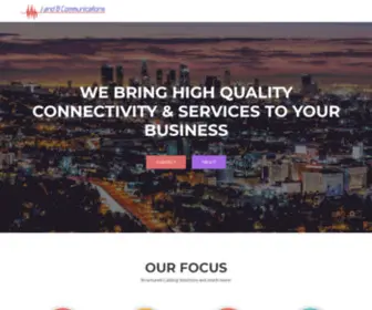 Jandbcomm.com(Structured Cabling Solutions) Screenshot