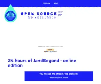 Jandbeyond.org(J and Beyond 2020) Screenshot