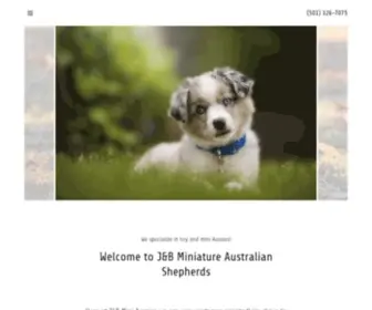 Jandbminiaussies.com(J&B Mini Aussies) Screenshot