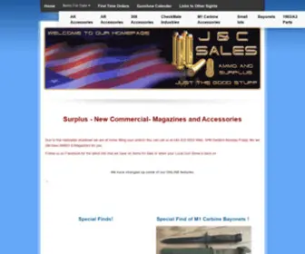 Jandcsales.com(J and C Sales New and Surplus Magazines and more) Screenshot