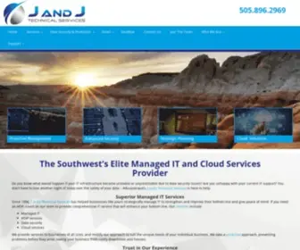 JandjTech.com(Managed IT service and Cloud Services in New Mexico) Screenshot