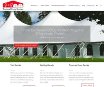 JandjTent.com(The best wedding tent rentals in Raleigh NC) Screenshot