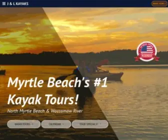 Jandlkayaking.com(North Myrtle Beach) Screenshot