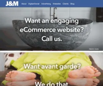 Jandmads.com(J&M Marketing Communications) Screenshot