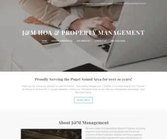 Jandmmanagement.com(J&M HOA & Property Management) Screenshot