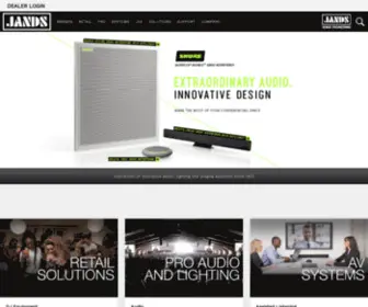 Jands.com.au(Manufacturer & Distributor of world renowned Audio) Screenshot