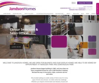 Jandson.com.au(New Home Builders Sydney New Home Builders Sydney) Screenshot