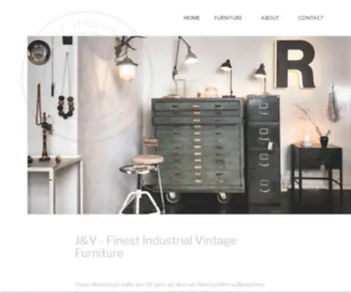 Jandv.eu(Vintage Furniture) Screenshot