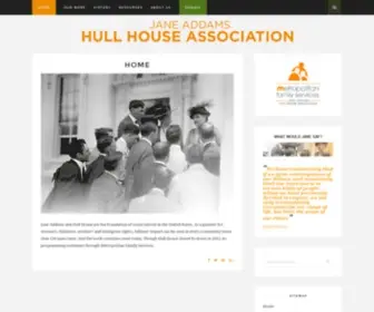 Janeaddamshullhouse.org(Jane Addams Hull House) Screenshot