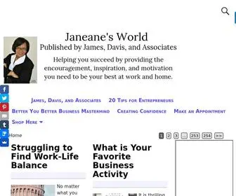 Janeanesworld.com(We train teams to operate with confidence and competence. Phone) Screenshot