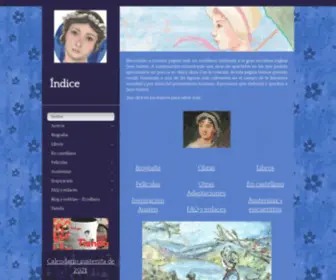 Janeausten.org.es(Información sobre la escritora inglesa Jane Austen en español (castellano)) Screenshot