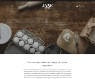 Janebakes.com(Jane bakes inc) Screenshot