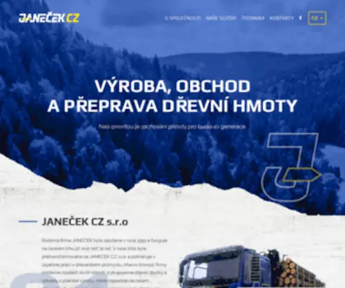 Janecekcz.cz(Janeček CZ) Screenshot