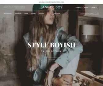 Janedeboy.com(Une sélection mode et lifestyle parmi plus de 180 créateurs) Screenshot