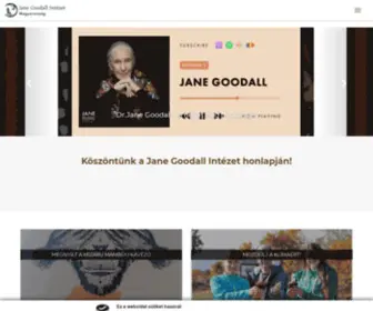 Janegoodall.hu(Jane Goodall Intézet) Screenshot